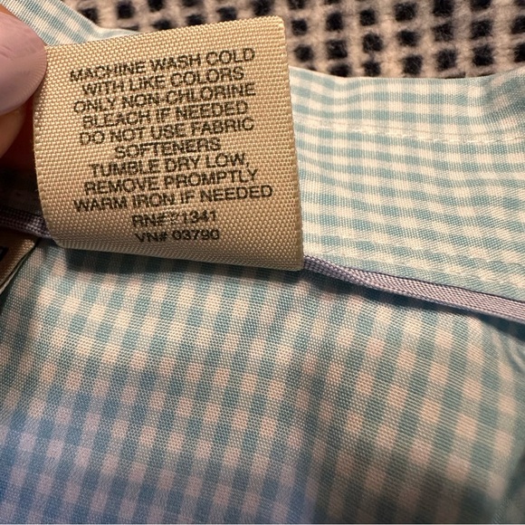 LL Bean Women's Signature wrinkle Free Shirt size L (j10) - Picture 10 of 15